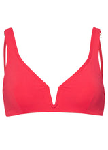 Load image into Gallery viewer, Coral Crush Victoria V Wire Bralette Bikini Top
