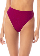 Load image into Gallery viewer, Bom Bom Pink Sully High Rise Classic Bikini Bottom

