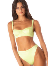 Load image into Gallery viewer, Lemonade Green Serendipity Underwire Bikini Top
