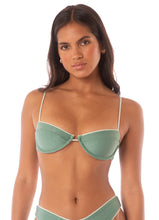 Load image into Gallery viewer, Shamrock Green Jupiter Bikini Top
