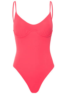 Coral Crush Celine Underwire One Piece