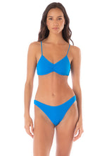 Load image into Gallery viewer, Ocean Blue Bondi Classic Bralette Bikini Top
