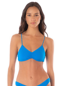 Ocean Blue Bondi Classic Bralette Bikini Top