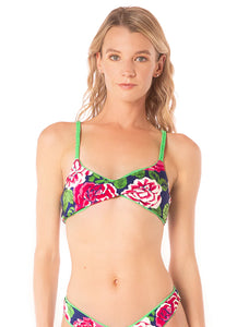 Parakeet Green Temis Classic Bralette Bikini Top