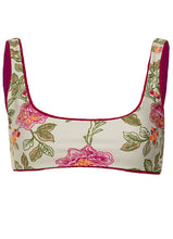 Load image into Gallery viewer, Bom Bom Pink Rebel Sporty Bralette Bikini Top
