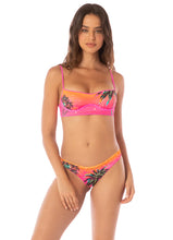 Load image into Gallery viewer, Poppy Pink Iconic Regular Rise Thin Side Bikini Bottom
