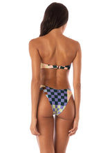 Load image into Gallery viewer, Chess Splendour Regular Rise Thin Side Bikini Bottom
