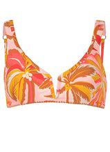 Load image into Gallery viewer, Pink Palms Victoria V Wire Bralette Bikini Top

