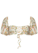 Load image into Gallery viewer, Sandstone Tropics Radiance Lace Up Bralette Bikini Top
