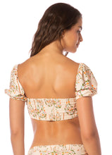 Load image into Gallery viewer, Sandstone Tropics Radiance Lace Up Bralette Bikini Top
