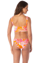 Load image into Gallery viewer, Jungle Groove Dazzle Lace Up Bralette Bikini Top
