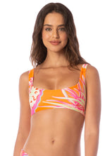 Load image into Gallery viewer, Jungle Groove Dazzle Lace Up Bralette Bikini Top
