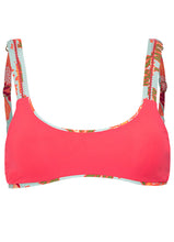 Load image into Gallery viewer, Floral Sky Nalai Sporty Bralette Bikini Top

