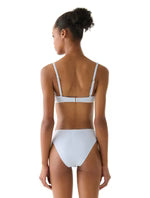 Load image into Gallery viewer, Kate Spade Underwire Bikini Top Tide Stripe
