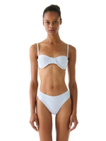 Load image into Gallery viewer, Kate Spade Underwire Bikini Top Tide Stripe
