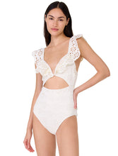 Load image into Gallery viewer, Ruffle V-Wire one Piece Swimsuit
