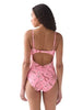 Kate Spade New York Ruched Underwire One Piece Swimsuit