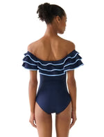 Load image into Gallery viewer, Kate Spade New York Ruffle One Piece Swimsuit
