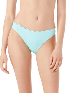 Pique Scallops High Cut Bikini Bottom