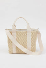 Load image into Gallery viewer, Modern Straw Cooler Tote
