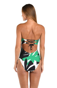 Sunshine 79 Monstera Bandeau One Piece