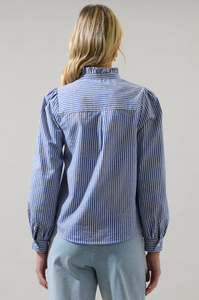 Sandy Striped Doris Button Down Shirt