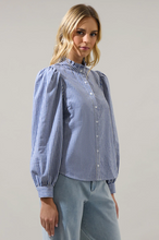 Load image into Gallery viewer, Sandy Striped Doris Button Down Shirt
