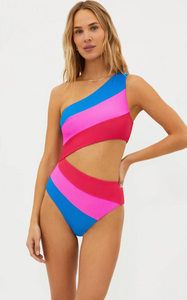 Joyce One Piece Orchid Colorblock