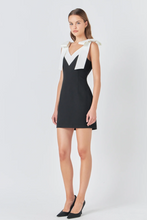 Load image into Gallery viewer, Color Block Mini Dress
