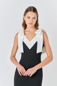 Color Block Mini Dress