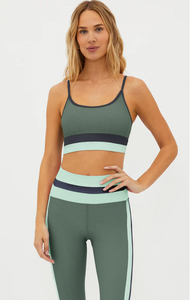 Eva Top Palm Paradise Colorblock