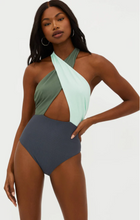 Load image into Gallery viewer, Jessica One Piece Palm Paradise Colorblock
