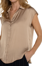 Load image into Gallery viewer, Button Front Dolman Sleeve Blouse
