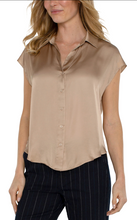 Load image into Gallery viewer, Button Front Dolman Sleeve Blouse
