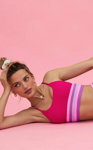 Millie Bottom Raspberry Color Block