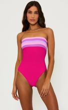 Load image into Gallery viewer, Jessa One Piece Raspberry Color Block
