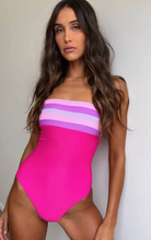 Load image into Gallery viewer, Jessa One Piece Raspberry Color Block
