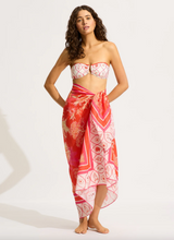 Load image into Gallery viewer, Flame Marbella Sarong

