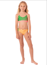 Load image into Gallery viewer, Sunrise Colada Flowers Girls Bikini Set
