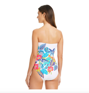 The Living Is Easy Shirred One Piece