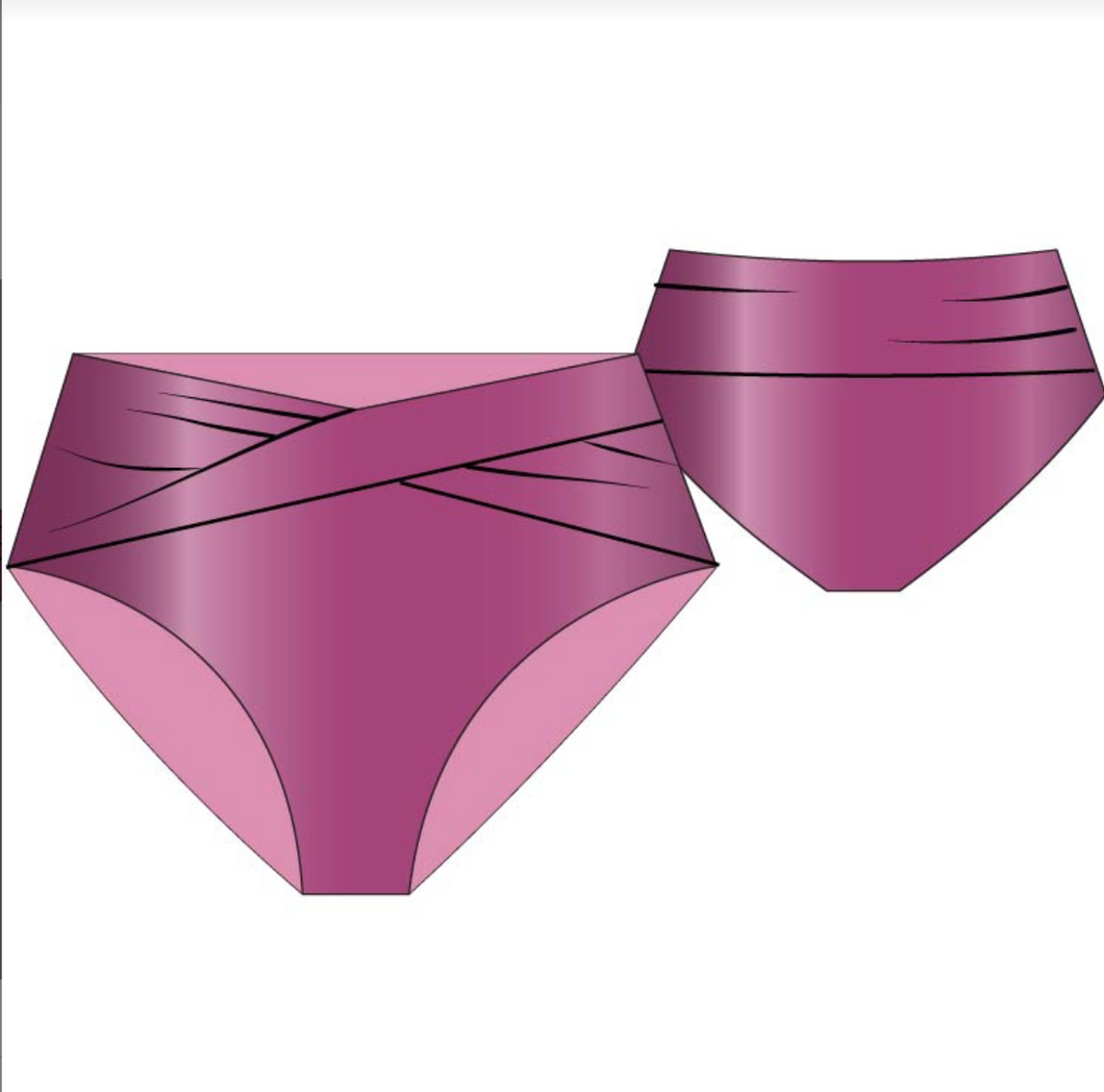 Earth Goddess Midwaist Twist Front Pant