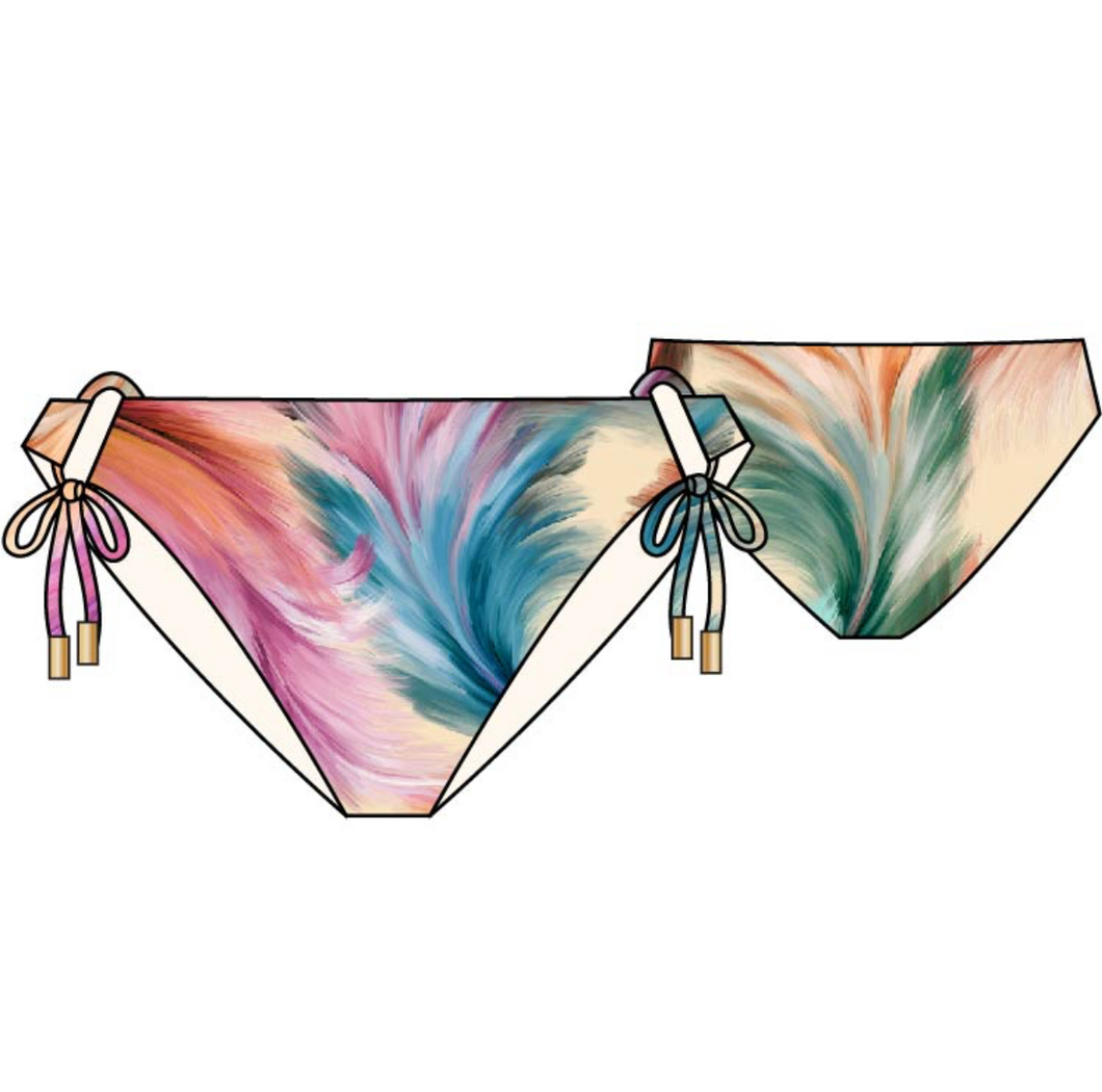 Feathered Impressions Adjustable Loop Hipster Pant