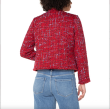 Load image into Gallery viewer, Collarless With Frayed Edges Jacket
