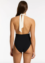 Load image into Gallery viewer, Versa Rib Plunge One Piece
