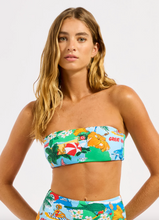Load image into Gallery viewer, Viva Vacation Bandeau Bikini Top
