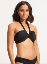 Load image into Gallery viewer, Collective Halter Bandeau Bikini Top
