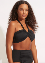Load image into Gallery viewer, Collective Halter Bandeau Bikini Top
