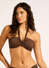 Load image into Gallery viewer, Collective Halter Bandeau Bikini Top

