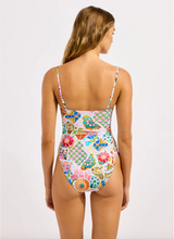 Load image into Gallery viewer, Beach Boheme Square Neck One Piece
