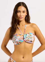 Load image into Gallery viewer, Beach Boheme Bandeau Halter Bikini Top
